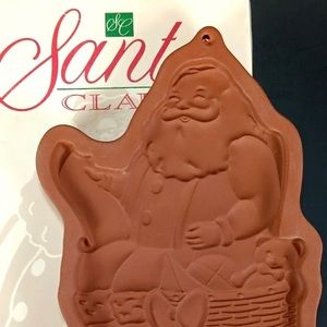VTG 1992 Longaberger Pottery St. Nick Cookie Mold